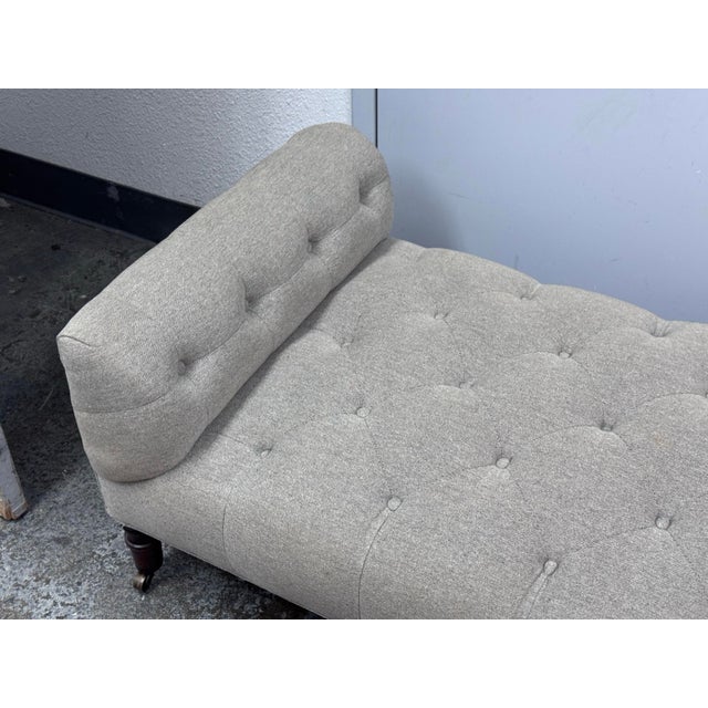 Wood John Derien Collection for Cisco Brothers Field Bench For Sale - Image 7 of 12