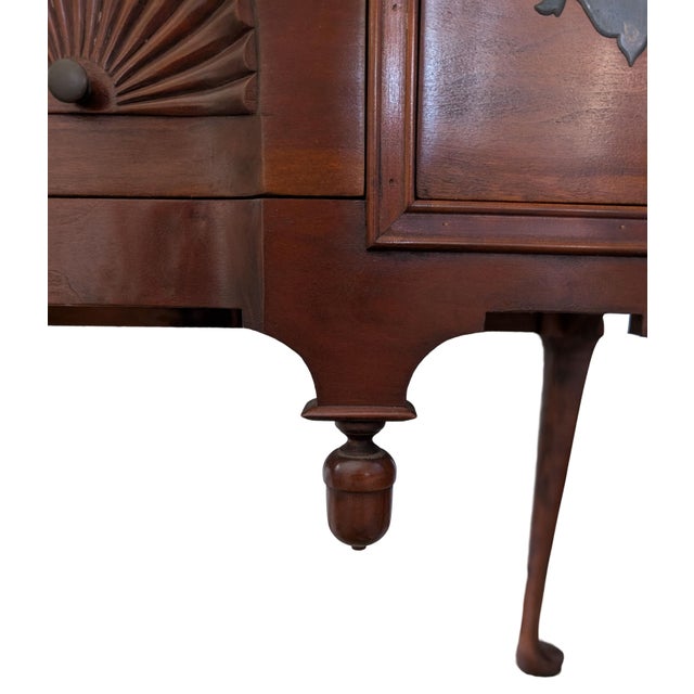 Late 20th Century Eldred Wheeler Slate Top Queen Anne Lowboy For Sale In Los Angeles - Image 6 of 14