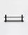 Black stal bench, mdf and 3d printed petg, furniture by arthur bitsch dimensions: w 168 x d 30 x h 63 cm. Materials: mdf,...