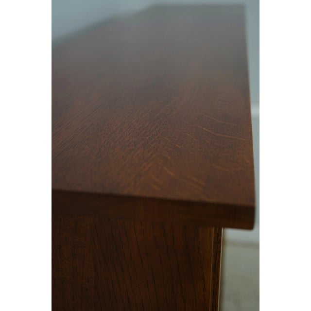 Stickley Mission Oak 2 Door Bookcase For Sale - Image 10 of 15