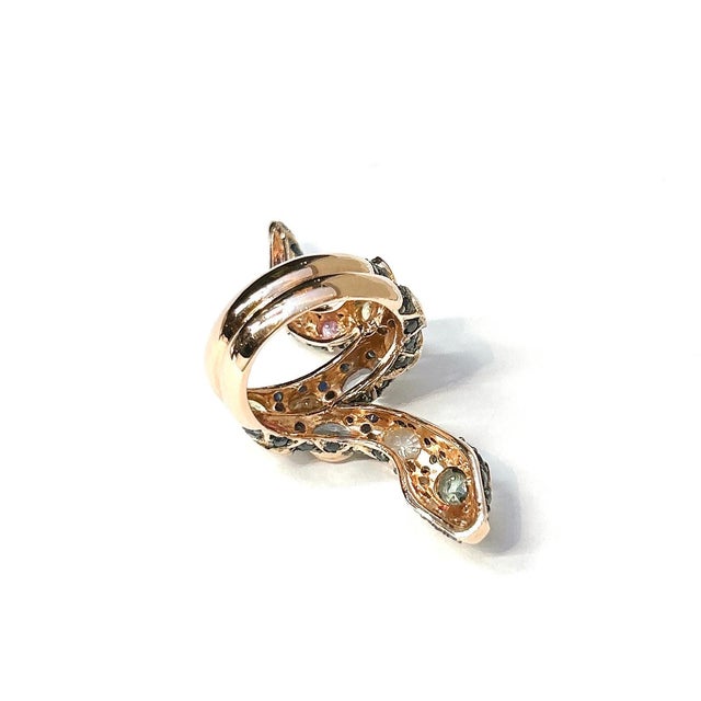 Natural fancy multi sapphires from Sri Lanka 5 carats Natural white topaz - 1 carats 16.3 gram This Ring is from the...