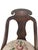 Antique Federal Style Carved Wood Side Chair With Floral Needlepoint Seat For Sale - Image 10 of 18
