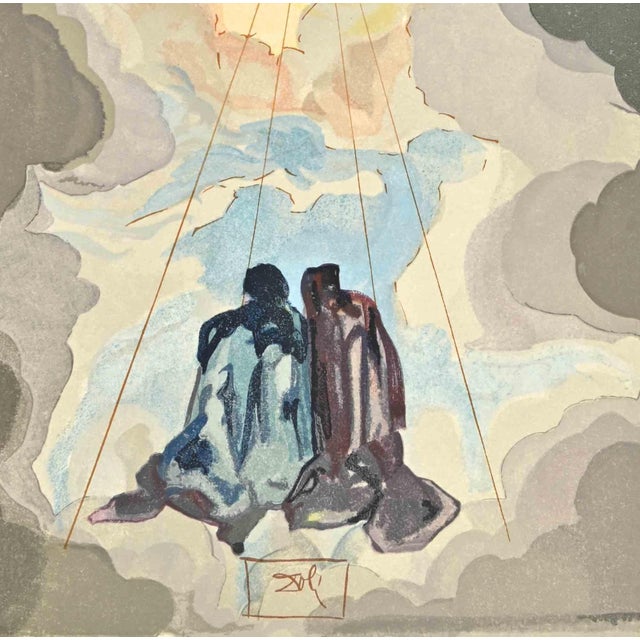 Cacciaguida’s History - "The Divine Comedy" - Song 16 - Paradise is a woodcut print realized in 1963 for a series...