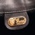 Metal Gucci Black Leather and Canvas Micro Guccissima Drawstring Sherry Line Bag, 1980 For Sale - Image 7 of 10