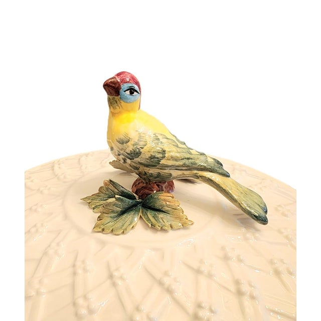 Figurative 1990s Tiffany & Co. Italian Serving Bowl and Lid For Sale - Image 3 of 16