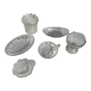 1970s Collection of Glass Bowls- Set of 6 For Sale