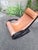 Poltronova Burgundy Leather Mod. Sgarsul Rocking Chair by Gae Aulenti for Poltronova, 1970s For Sale - Image 4 of 7