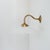 Vintage French Coolie Milk Glass Kitchen Task Wall Light, 1920s For Sale - Image 3 of 7