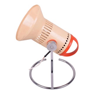 Mid-Century Table Lamp in Lacquered Metal by Chirana, Czech, 1970s For Sale