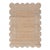 Gray Jute Wool Premium Handwoven (Not Braided) Scalloped Rug 2x4Ft. For Sale