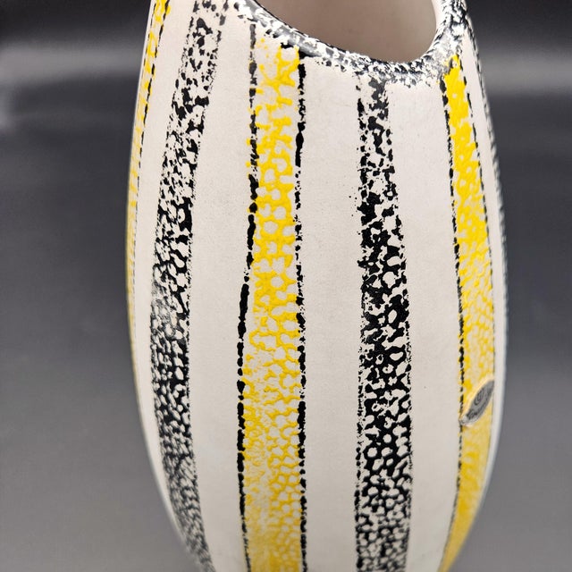 ly Shaped Ceramic Vase from Ü-Keramik, 1950s For Sale - Image 6 of 8