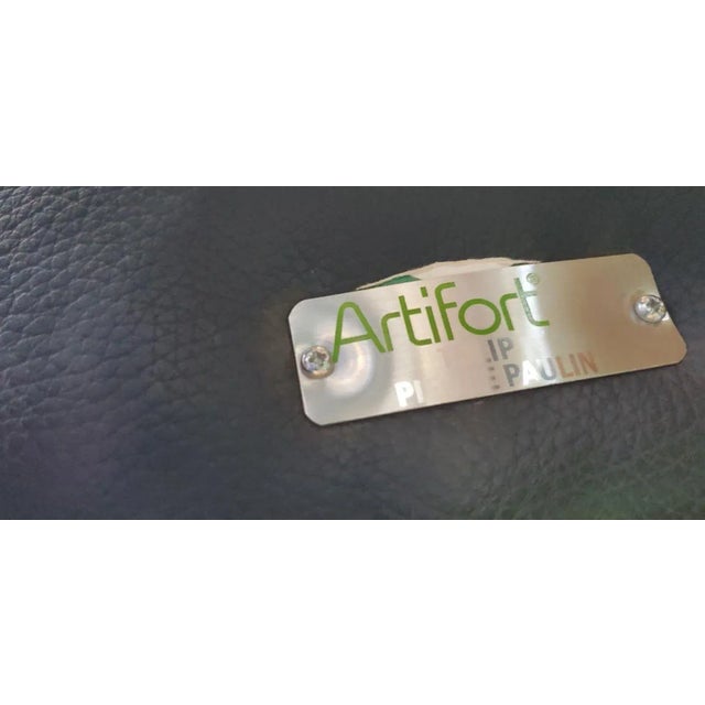 Black 1965 Pierre Paulin "Little Tulip" Bar Stools by Artifort - a Pair For Sale - Image 8 of 13