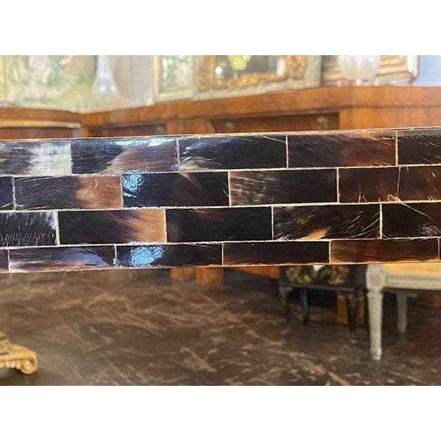 Mid Century Modern Tessellated Horn Console For Sale In Dallas - Image 6 of 8