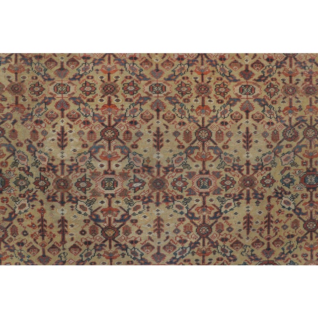 Rug & Kilim Antique Persian Mahal Rug With Bold Floral Geometry in Multicolour - Rug & Kilim For Sale - Image 4 of 7