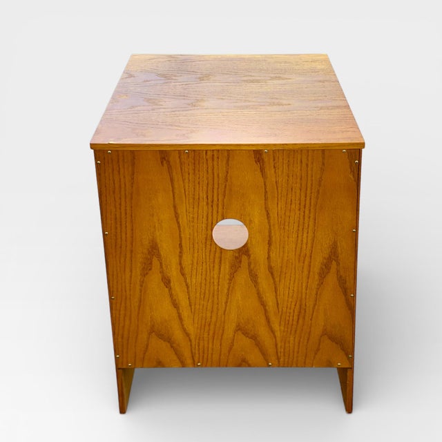 Pair of 1990s Oak Modular Utility Cabinets For Sale - Image 17 of 18