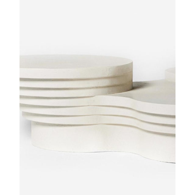 Slice Me Up Sculptural Coffee Table in Plaster by Pietro Franceschini For Sale - Image 11 of 18