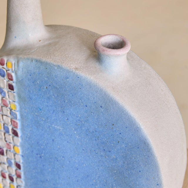 Italian Terracotta Two Openings Vase by Ivo De Santis for Gli Etruschi, 1960s For Sale - Image 11 of 11