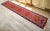 Textile Shimmery Turkish Runner Rug. Hand-Knotted Tribal Extra Long Halway Rug Kitchen Decor - 2′9 × 13′8″ For Sale - Image 7 of 16