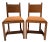 Brown Art Deco Side Chairs by Hendrik Wouda for Pander, 1924, Set of 2 For Sale - Image 8 of 15