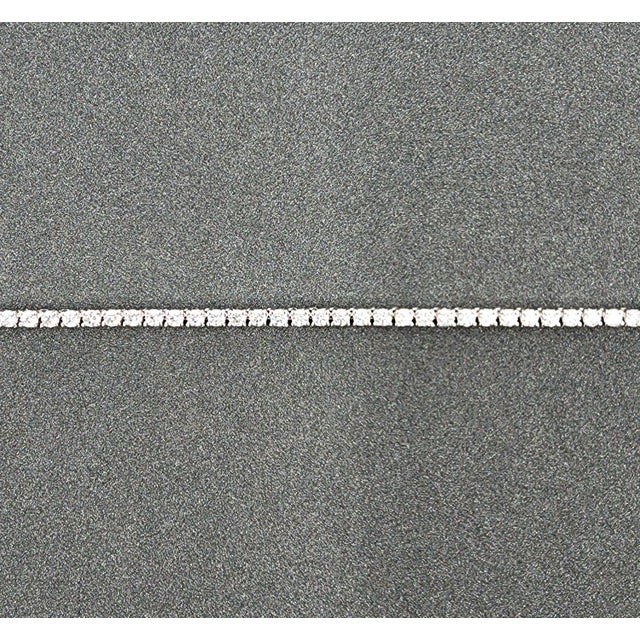 White 6.50 Ct Diamond Tennis Necklace For Sale - Image 8 of 9