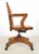 Antique Solid Oak Swivel Office Chair For Sale In New York - Image 6 of 7