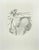 Figure of woman is an artwork, part of the series The Arts. Lithograph, 1980. cm. 70x50. Signed in the lower right margin....