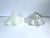 Victorian Antique Victorian White Milk Glass Ruffled Hanging Smoke Bells - a Pair For Sale - Image 3 of 12