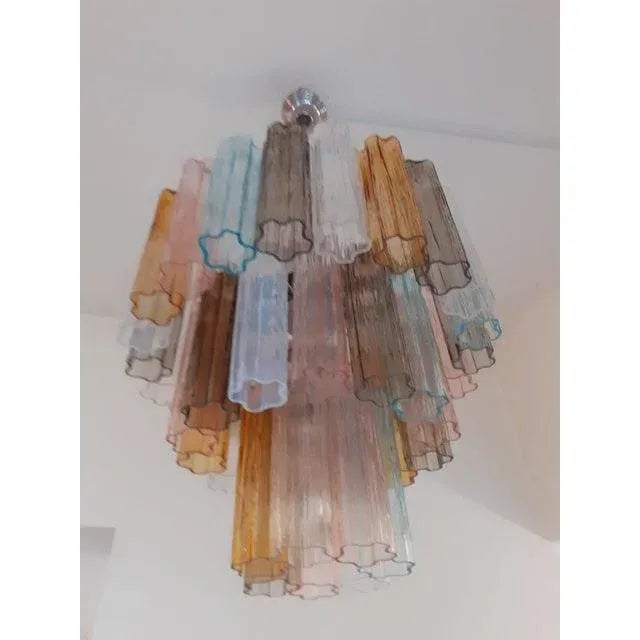 Multicolors Murano Glass Sputnik Chandelier For Sale - Image 4 of 11