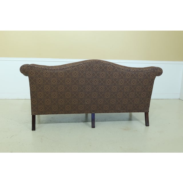 Pennsylvania House Chippendale Upholstered Camelback Sofa Chairish
