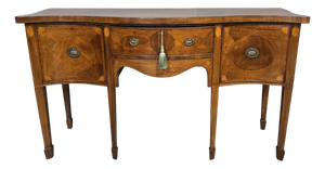 Antique Edwardian Inlaid Mahogany Sideboard, 1900