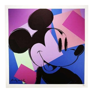 Andy Warhol, Mickey Mouse, 1980s, Lithograph For Sale