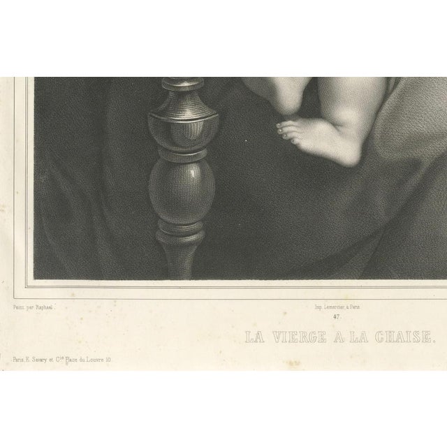 After Raphael, Madonna and Child, 1850, Print For Sale - Image 4 of 10