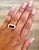 2020s Art Deco Inspired 2.56ct Baguette Ruby Diamond Ring in 18k Gold, Size 7.25 For Sale - Image 5 of 11