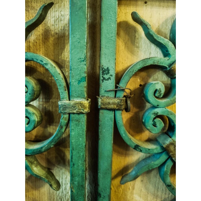 Metal Vintage Interior Grilles in Wrought Iron, 1950s For Sale - Image 7 of 12