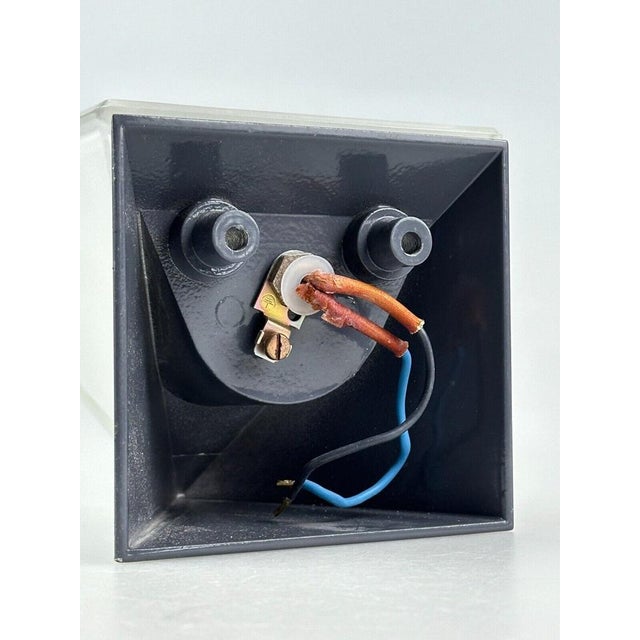 Space Age Cube Wall Lamp in Ice Glass from Peill & Putzler, 1970s For Sale - Image 11 of 18