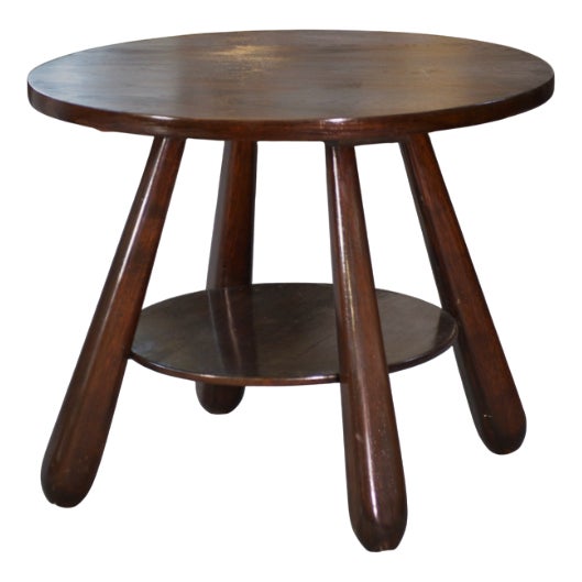 Shell-Shaped Side Table, 1940s For Sale