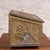 English 19th Century Brass Over Wood Paneled Box For Sale - Image 3 of 6