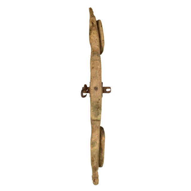 Early 20th Century Mandinka Wood Oxen Tool Mali For Sale - Image 4 of 5