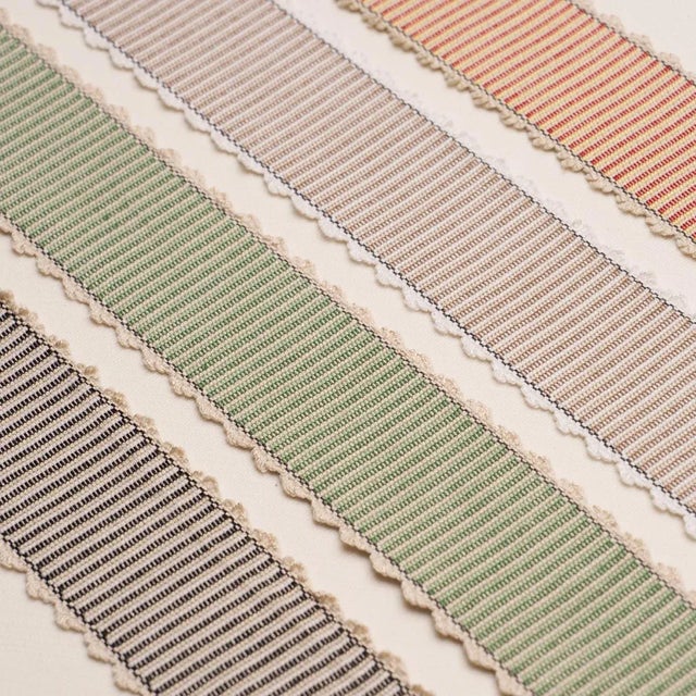 Schumacher SAMPLE - Schumacher Obi Tape In Scarlet For Sale - Image 4 of 4