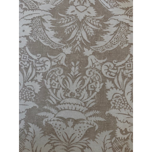 Traditional Chardonnet Damask F972582 by Thibaut Fabric 2 5/8 Fabric For Sale - Image 3 of 5