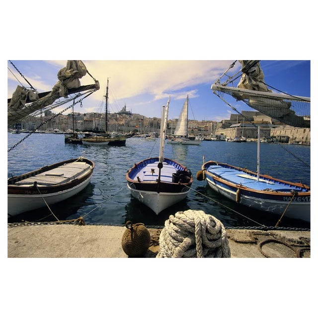 José Nicolas, During the Filming of the Movie Bar De La Marine, Fine Art Print For Sale