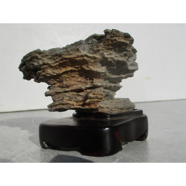 Stone Chinese Scholars Stratified Gongshi Stone For Sale - Image 7 of 7