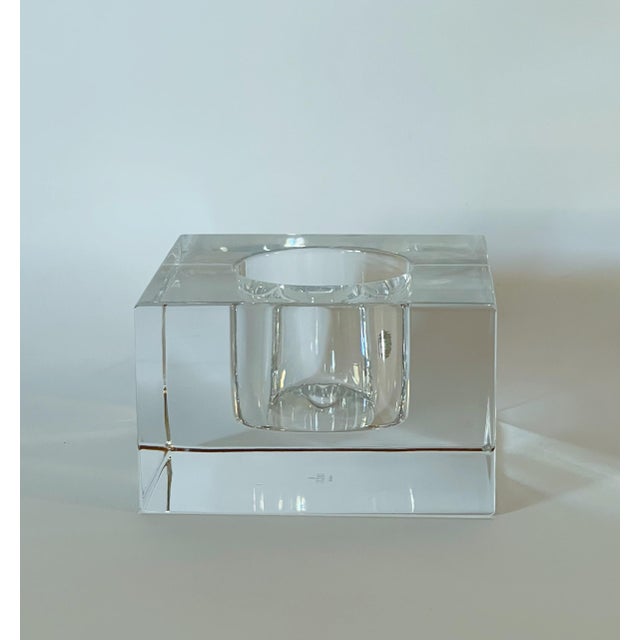 Modern GUCCI Crystal Votive Candle Holder For Sale - Image 3 of 9