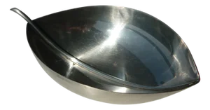 Metal Silver Leaf by Lino Sabattini for Christofle Gallia Design, 1944