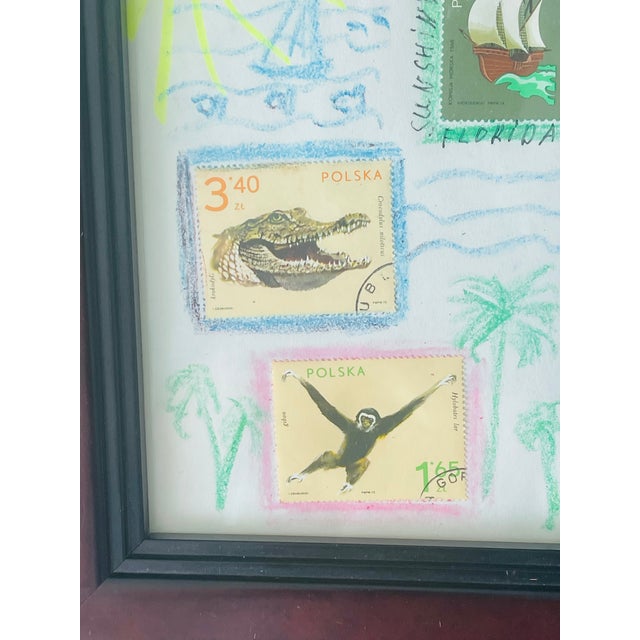 Abstract Abstract Collage From the Sunshine State of Florida by Elia Framed For Sale - Image 3 of 5