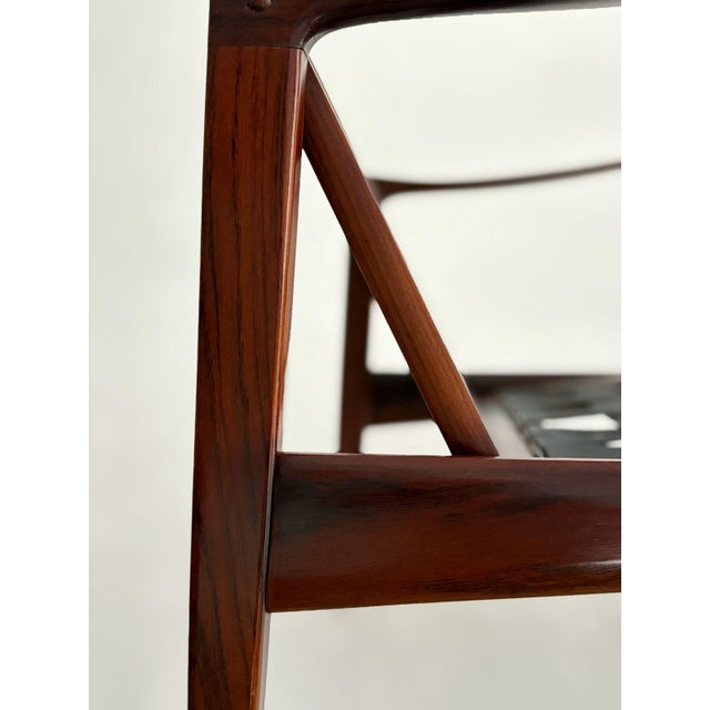 Candidate Lounge Chairs in Afromosia by Ib Kofod-Larsen, Denmark, 1960s, Set of 3 For Sale - Image 13 of 15