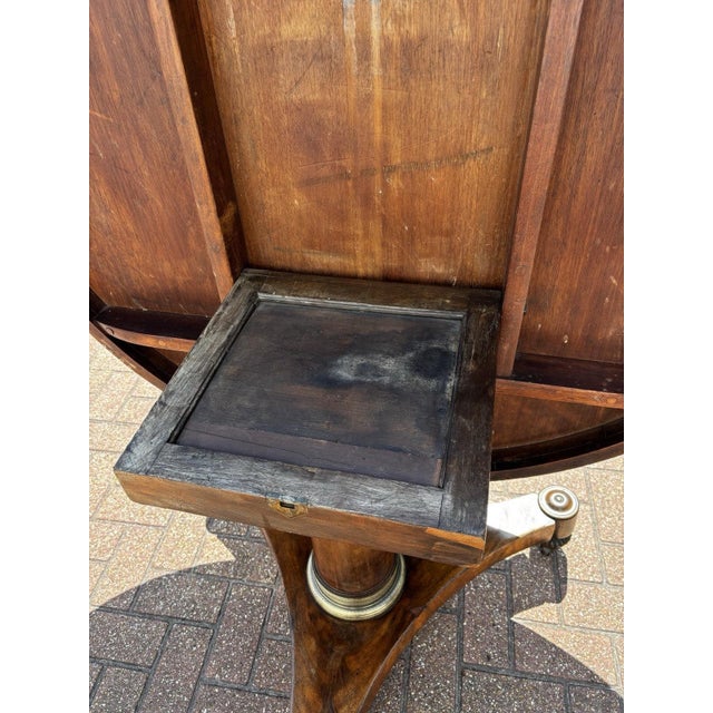Regency Mahogany Mahogany Tilt Top Dining Table. For Sale - Image 6 of 16