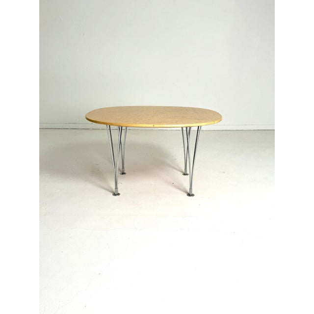 Elliptical Coffee Table by Piet Hein for Fritz Hansen, 1970s For Sale - Image 3 of 8