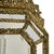 Metal French Napoleon III Gilt Brass Repoussé Cushion Mirror, 19th Century For Sale - Image 7 of 9
