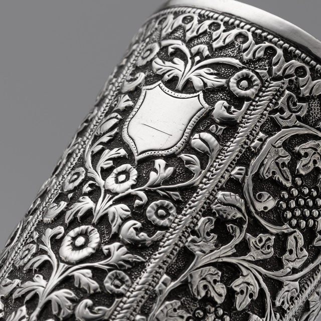 Antique 19th Century Indian Kutch Silver Beaker, 1890 For Sale - Image 14 of 15